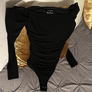 Black Long Sleeve Bodysuit